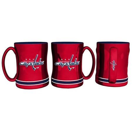 Boelter Brands Washington Capitals Coffee Mug 14oz Sculpted Relief Special Order 4675709844